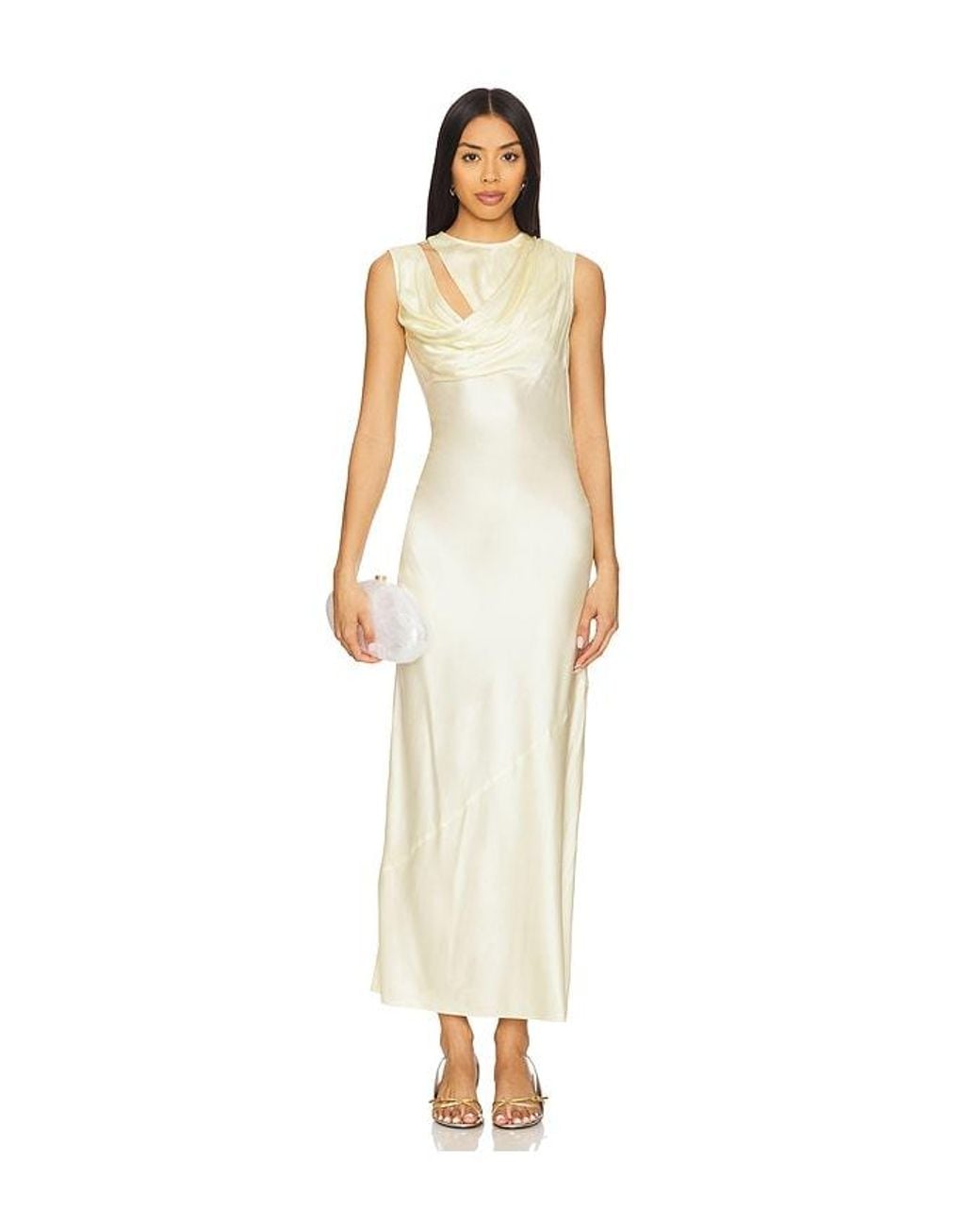 Camila Coelho White Enza Maxi Dress