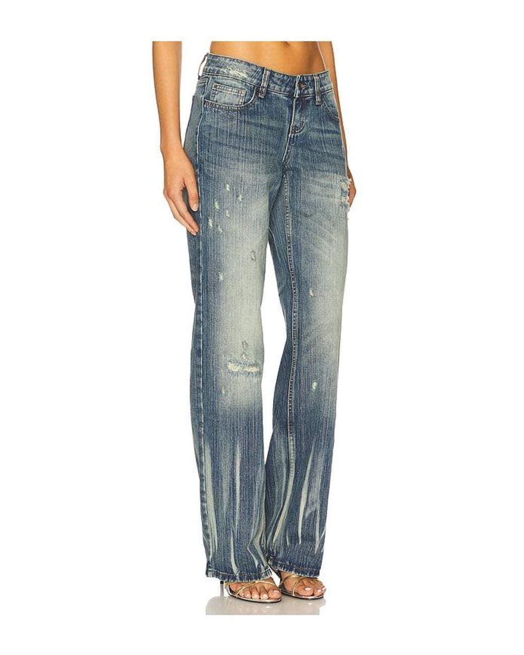 Jaded London Blue Hunter Straight Leg