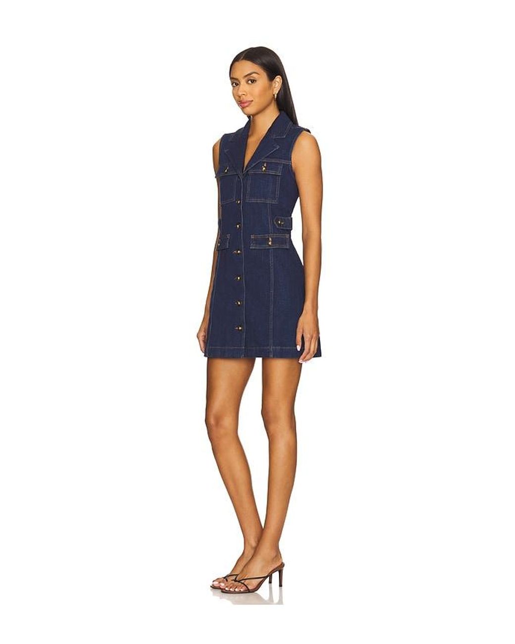 PAIGE Blue Andria Dress