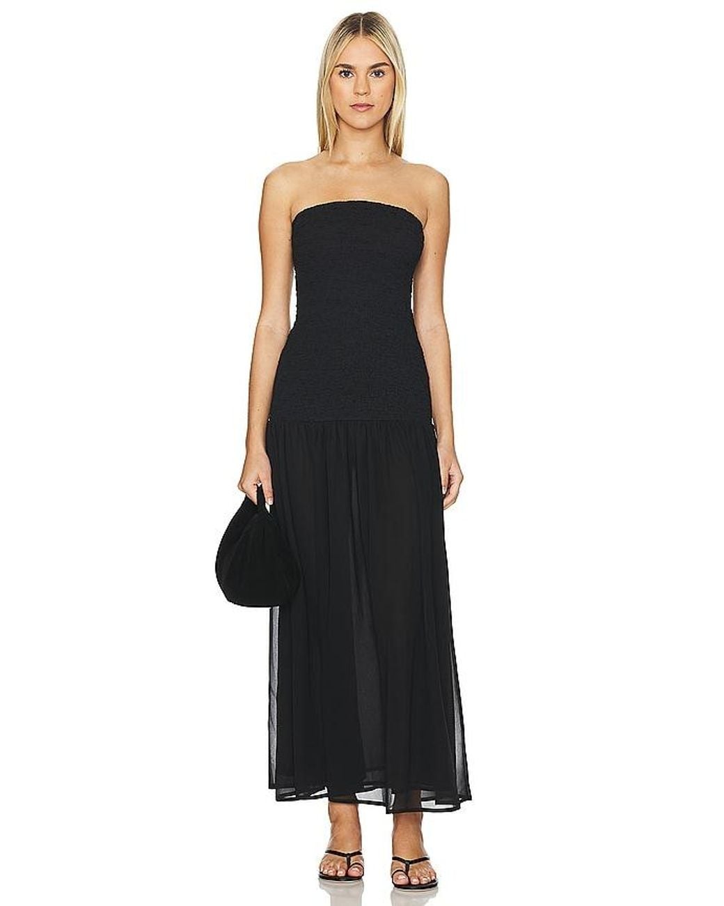 MORE TO COME Black Kian Maxi Dress