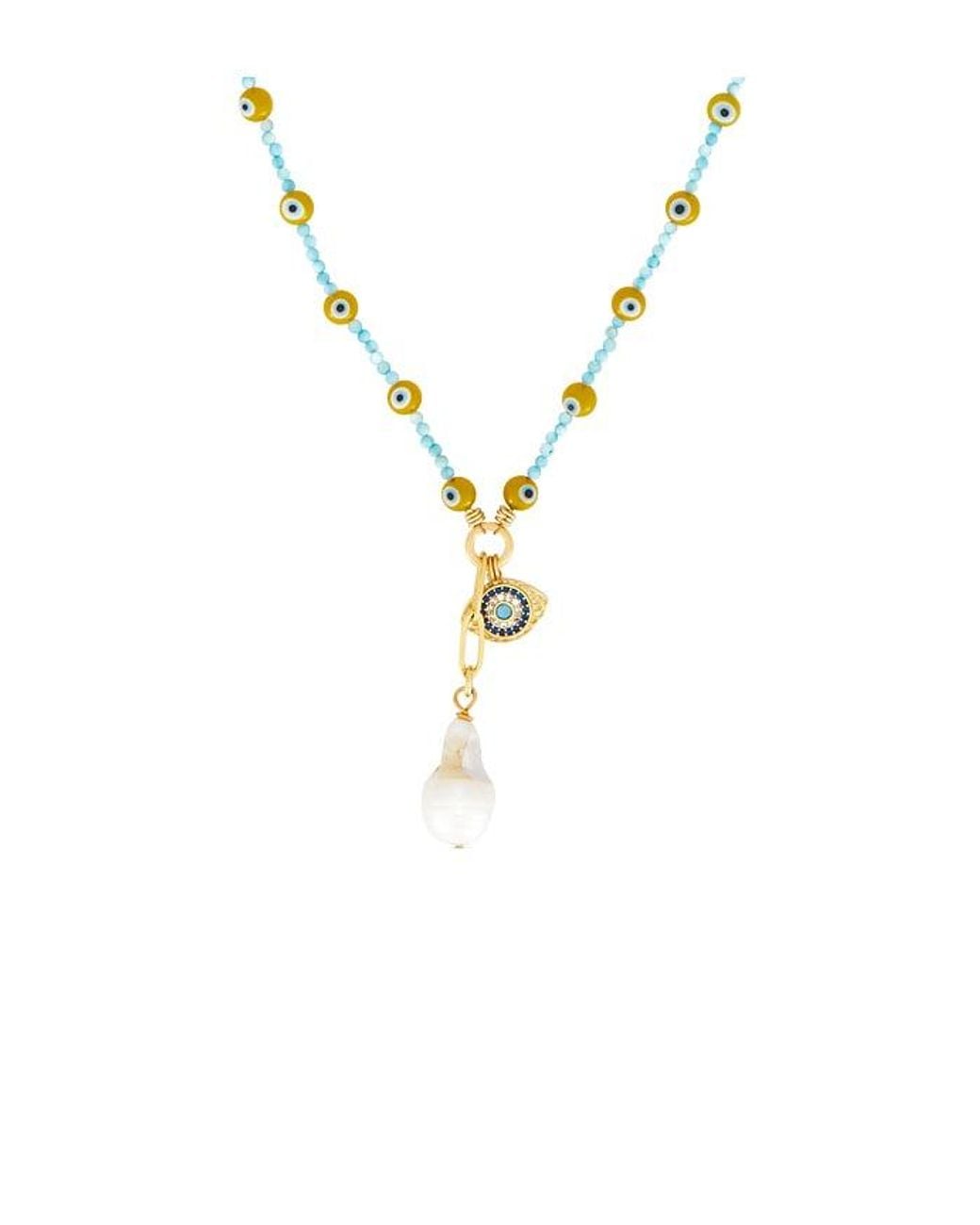 Elizabeth Cole Blue Bonnie Necklace