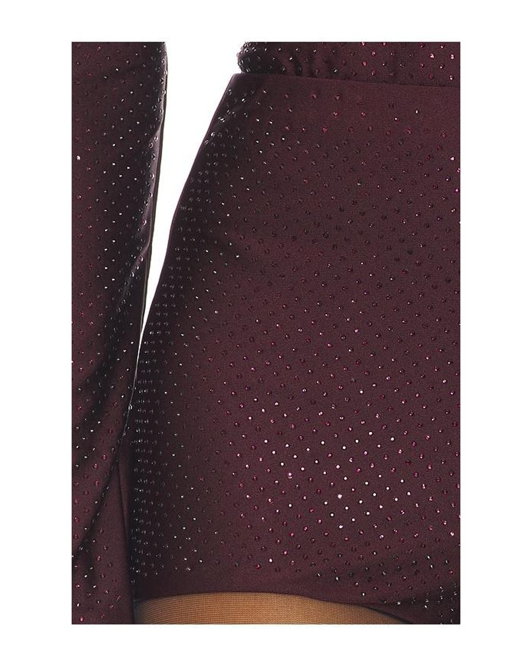 AFRM Multicolor Yves Rhinestone Jersey Short