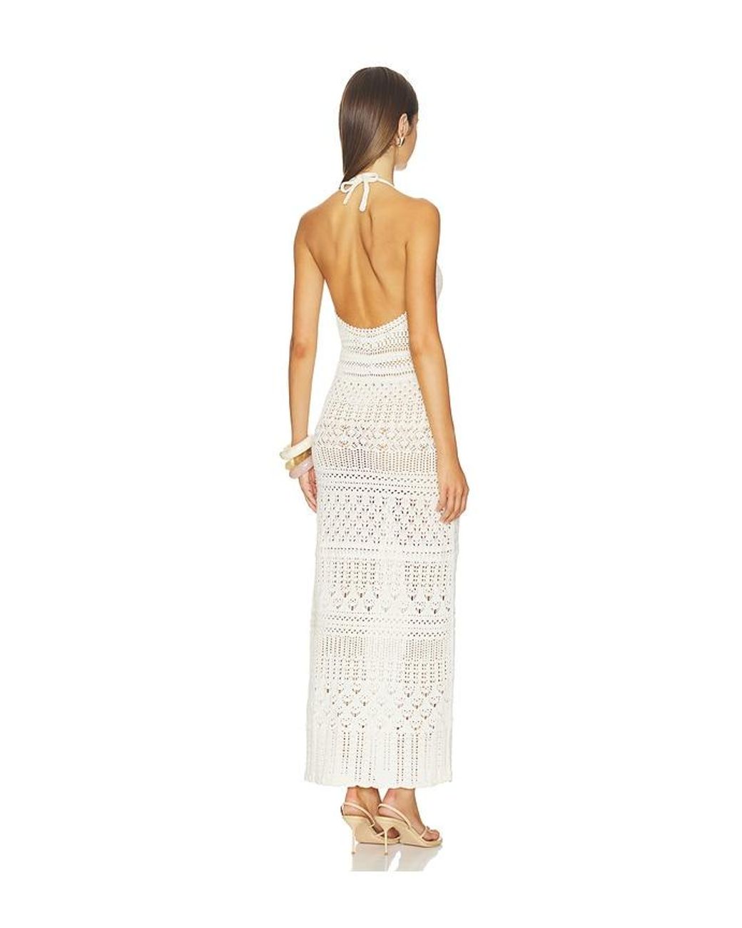 LoveShackFancy White Massie Dress