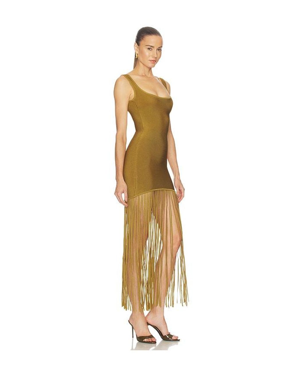 retroféte Metallic Saddler Dress