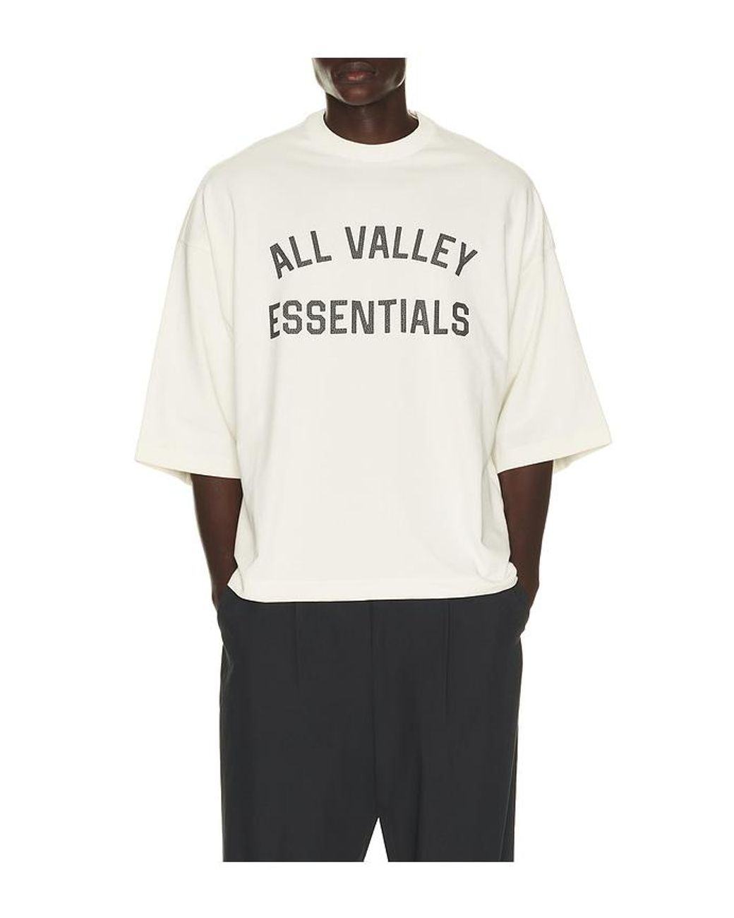 Fear Of God White Merch Tee for men