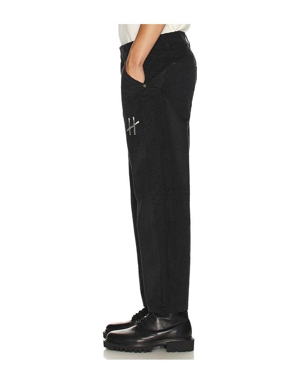 Honor The Gift Black Novelty Cord Pant for men
