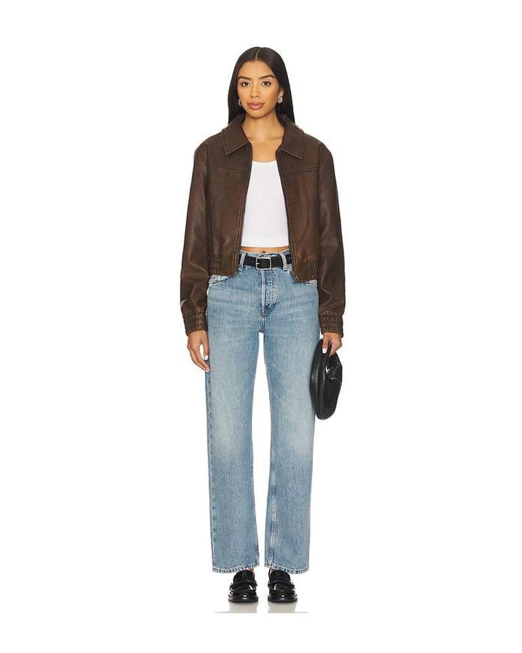Re/done Blue 90S Wide Leg Jeans
