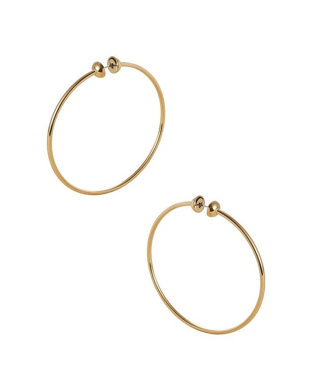 Jenny Bird Metallic Medium Icon Hoops
