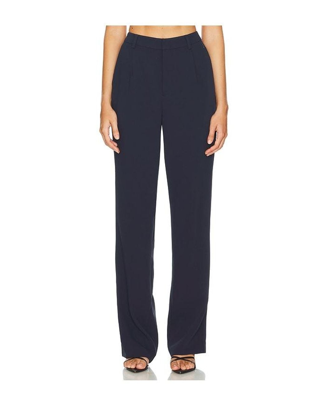 GOOD AMERICAN Blue Column Trouser