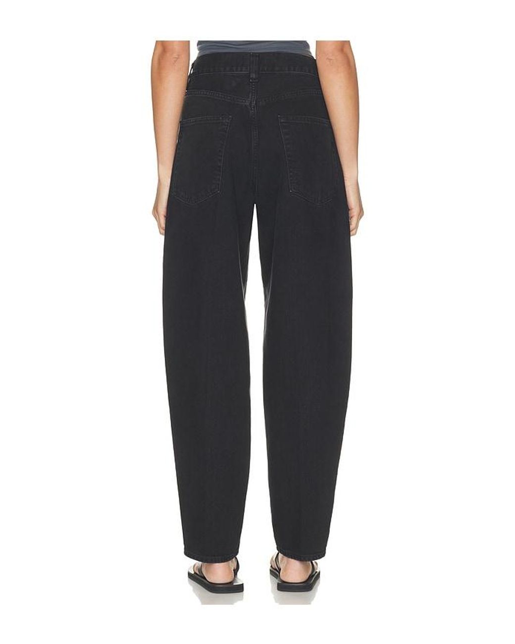 Agolde Black 80S High Rise Vintage Taper Jean