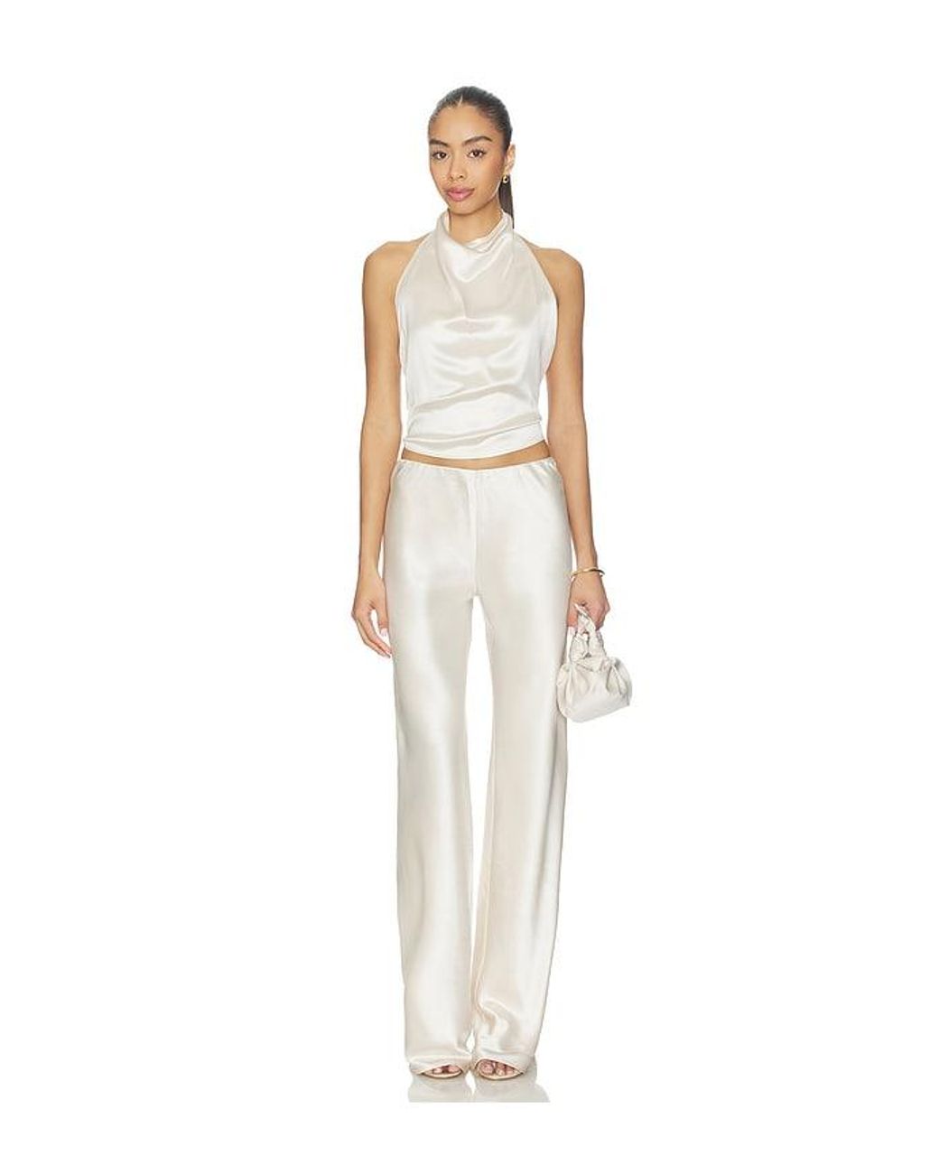 NonChalant Label White Norma Pant
