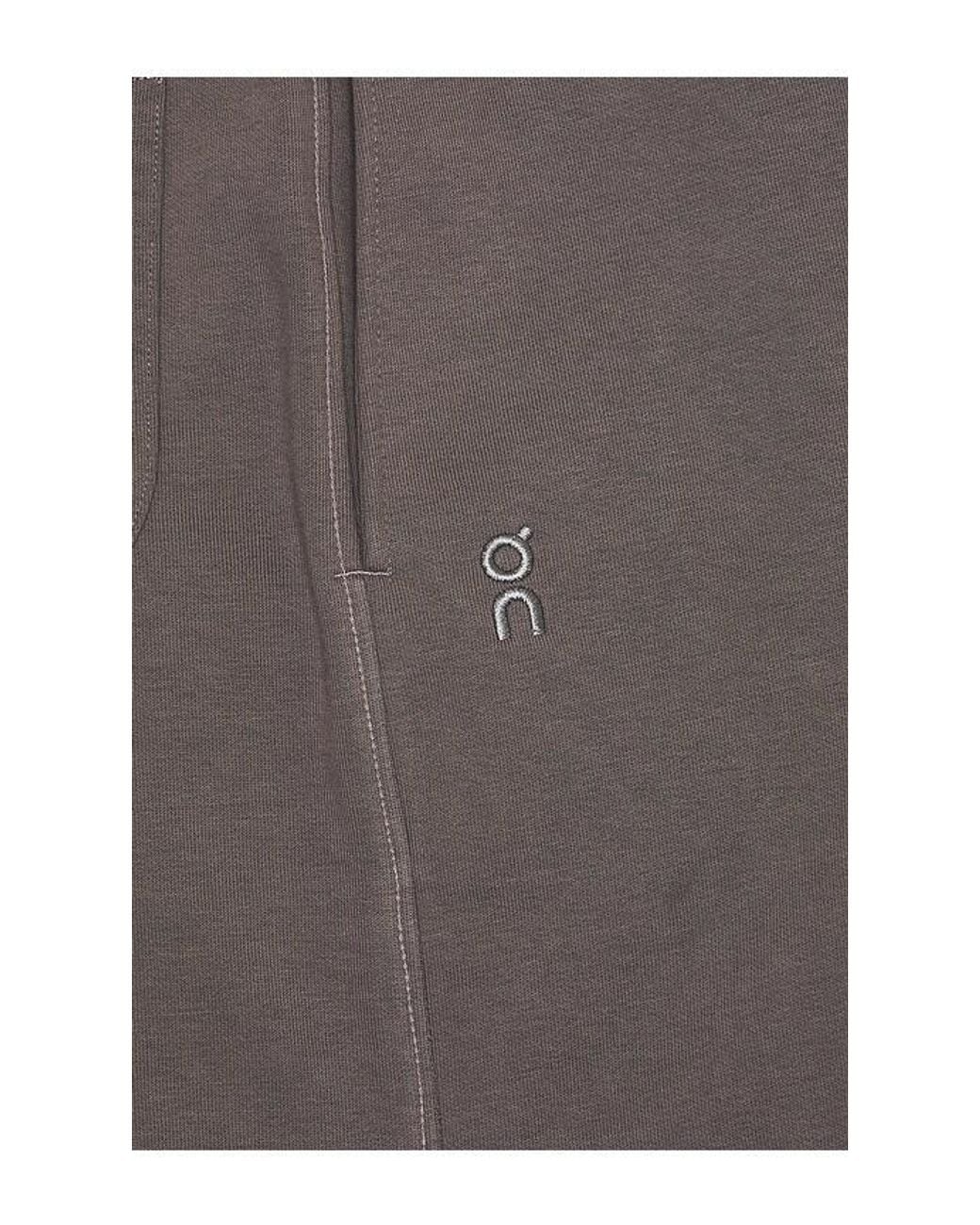 On Shoes Gray Club Collective Pants for men