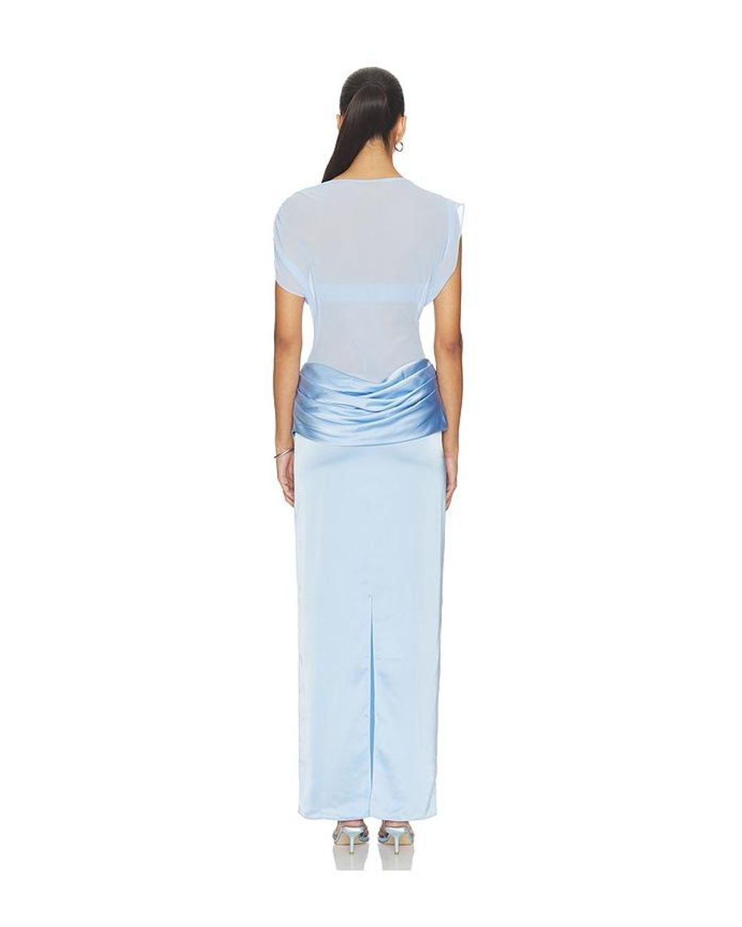 Amanda Uprichard Blue X Revolve Olandria Midi Dress