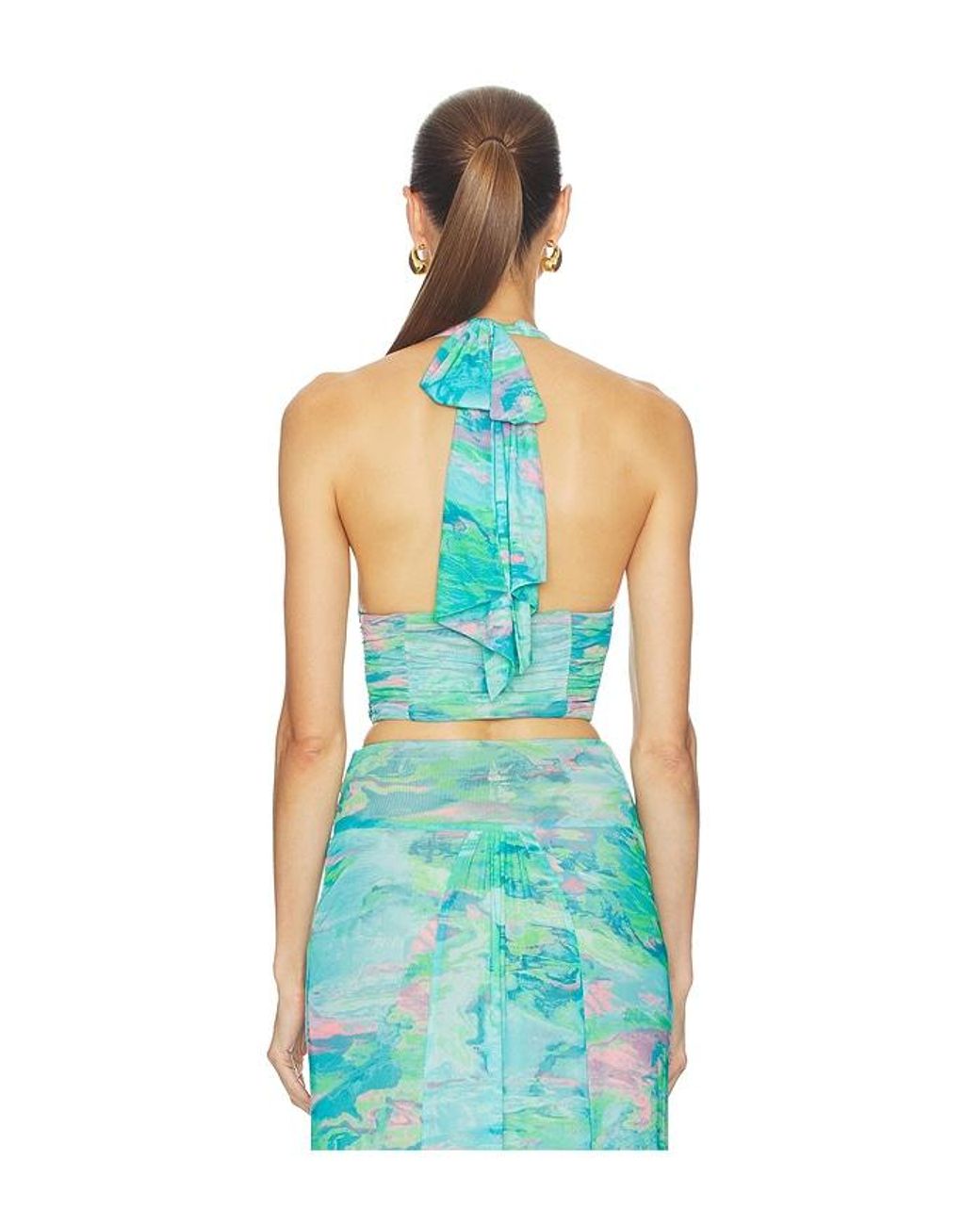 AFRM Blue Gabriella Top