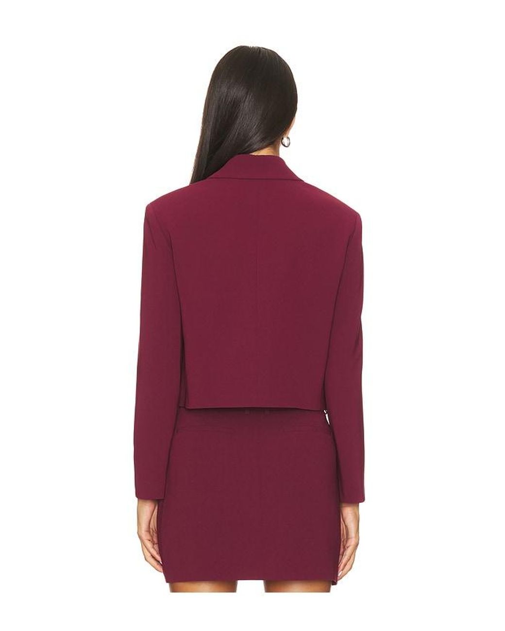 Theory Red Crop Jacket Admiral