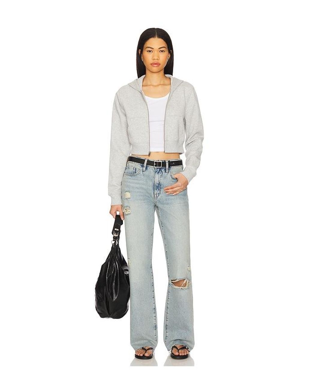 Triarchy Blue Birkin Mid Rise Straight Leg