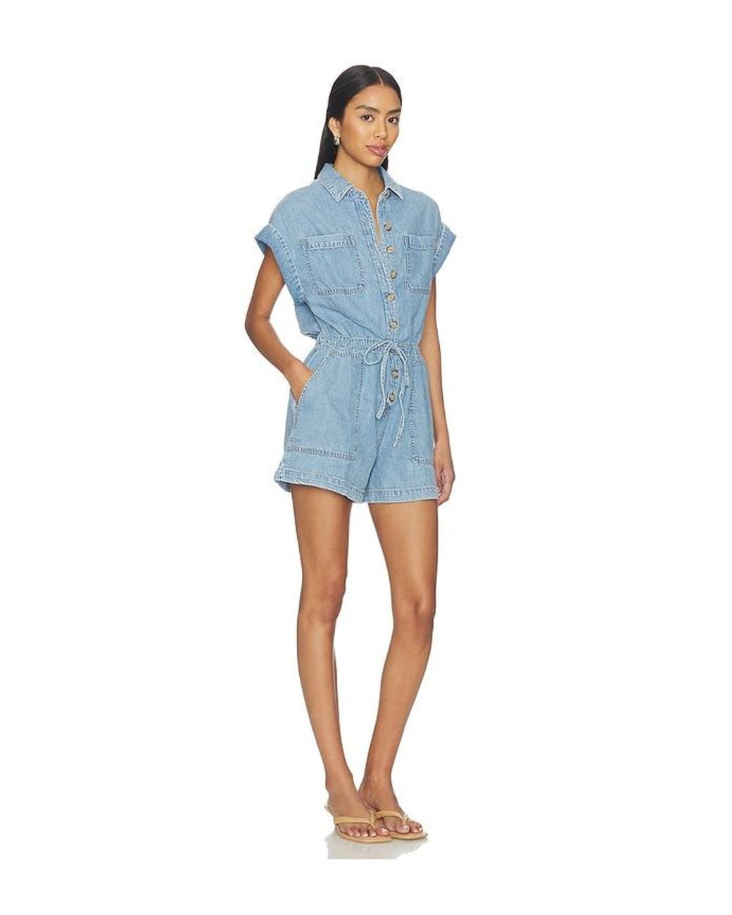 PAIGE Blue Maliah Romper