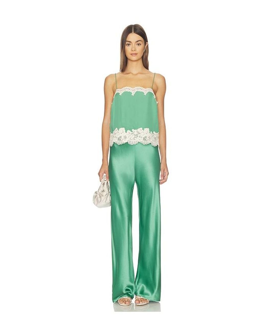 Cami NYC Green Maiya Chiffon Camisole