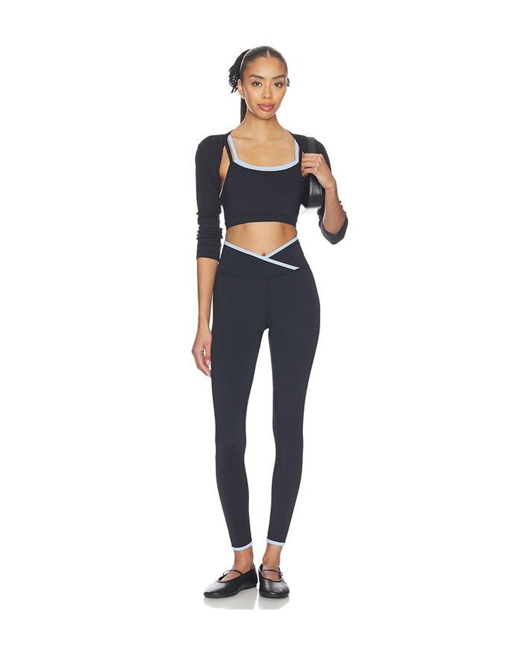 Strut-this Blue The Rae Ankle Legging