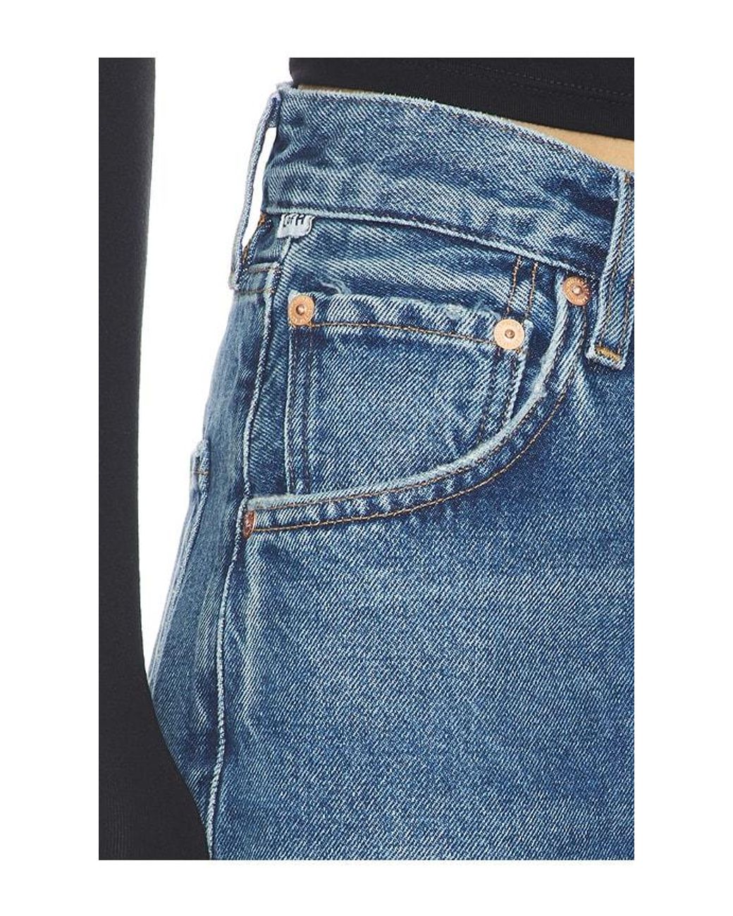 Citizens of Humanity Blue Ayla Baggy Jean