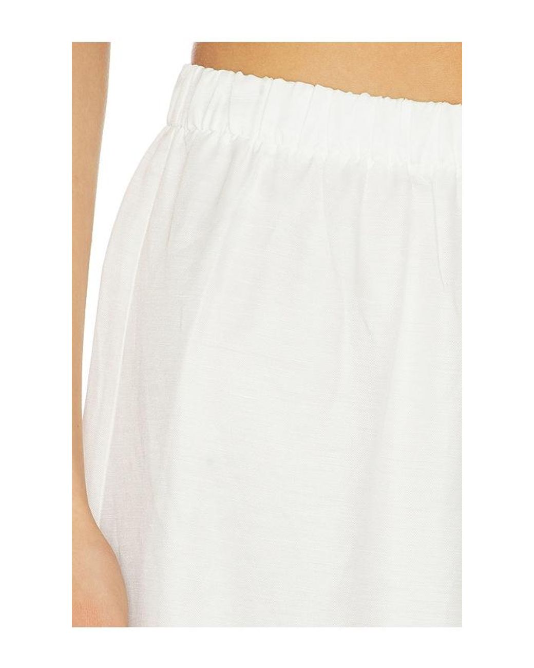 Anine Bing White Roslyn Pant