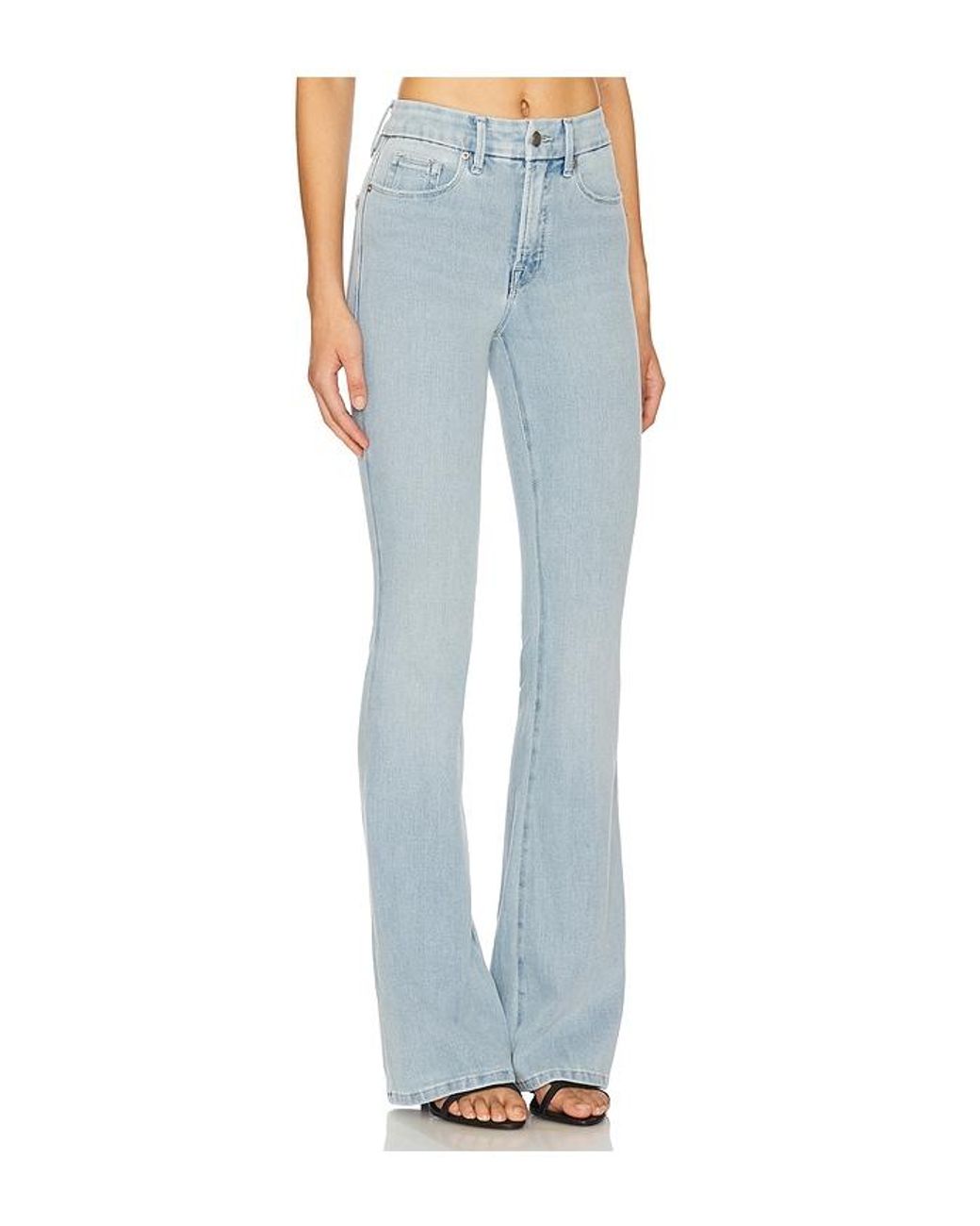 GOOD AMERICAN Blue Good Legs Flare Jeans