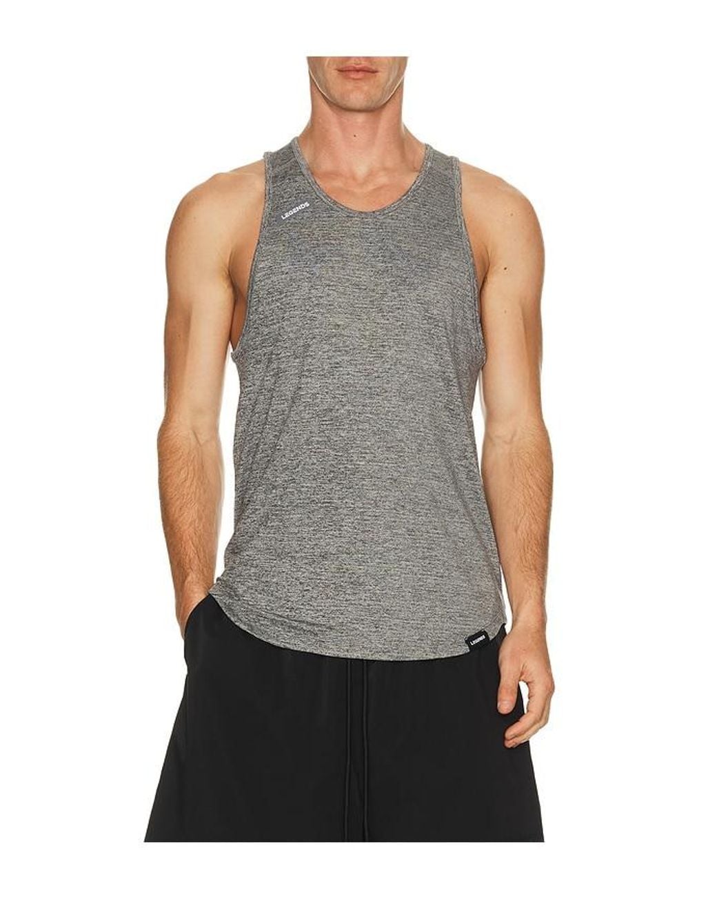 Legends Black Enzo Tank for men