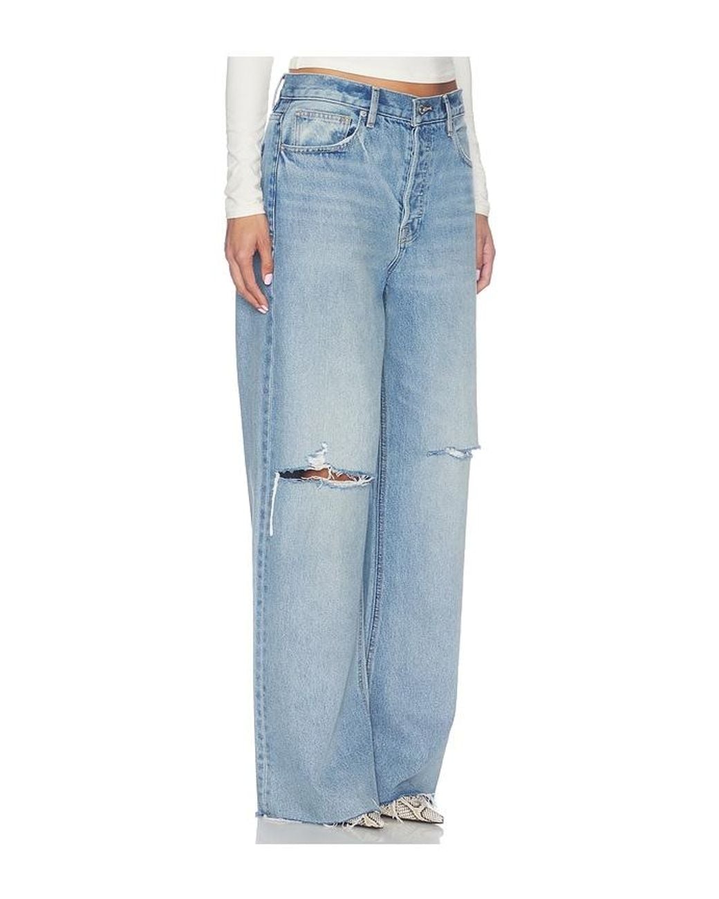 GOOD AMERICAN Blue Vintage Low Slung Baggy Jean