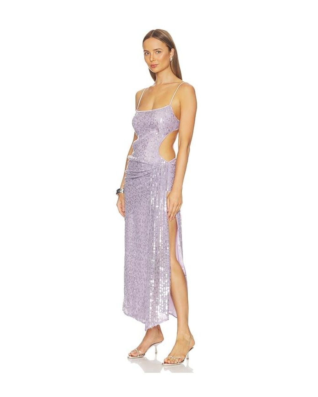 Lovers + Friends Purple Narissa Maxi Dress