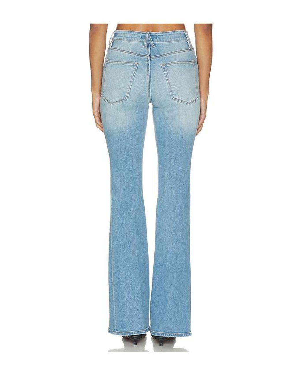 GOOD AMERICAN Blue Good Legs Flare Jeans