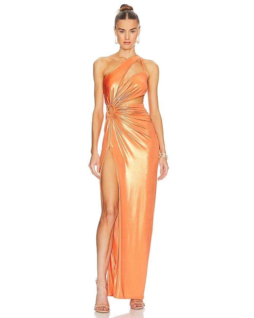 J.Angelique Orange Mahala Dress