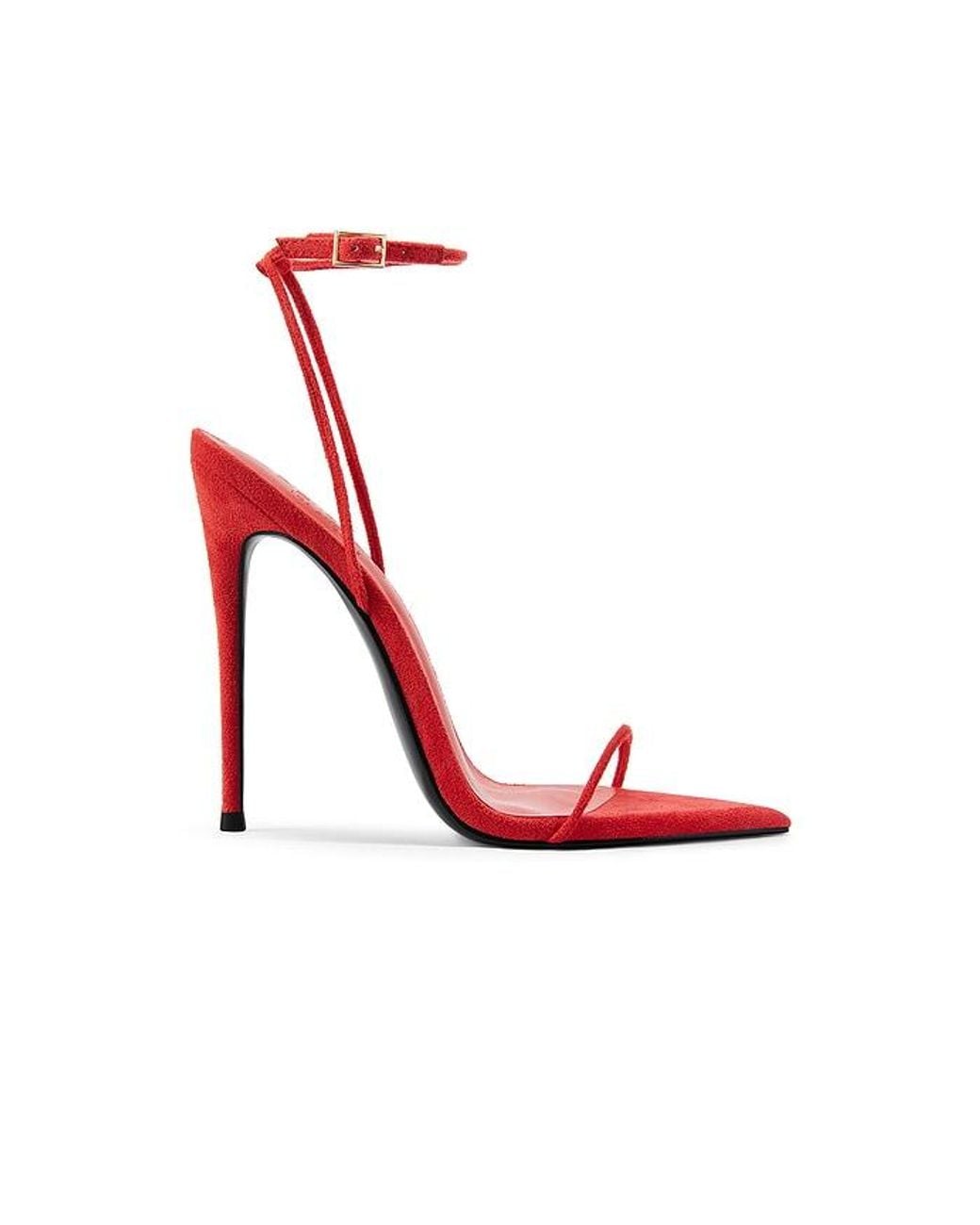 Femme LA Red Andx Suede Sandal