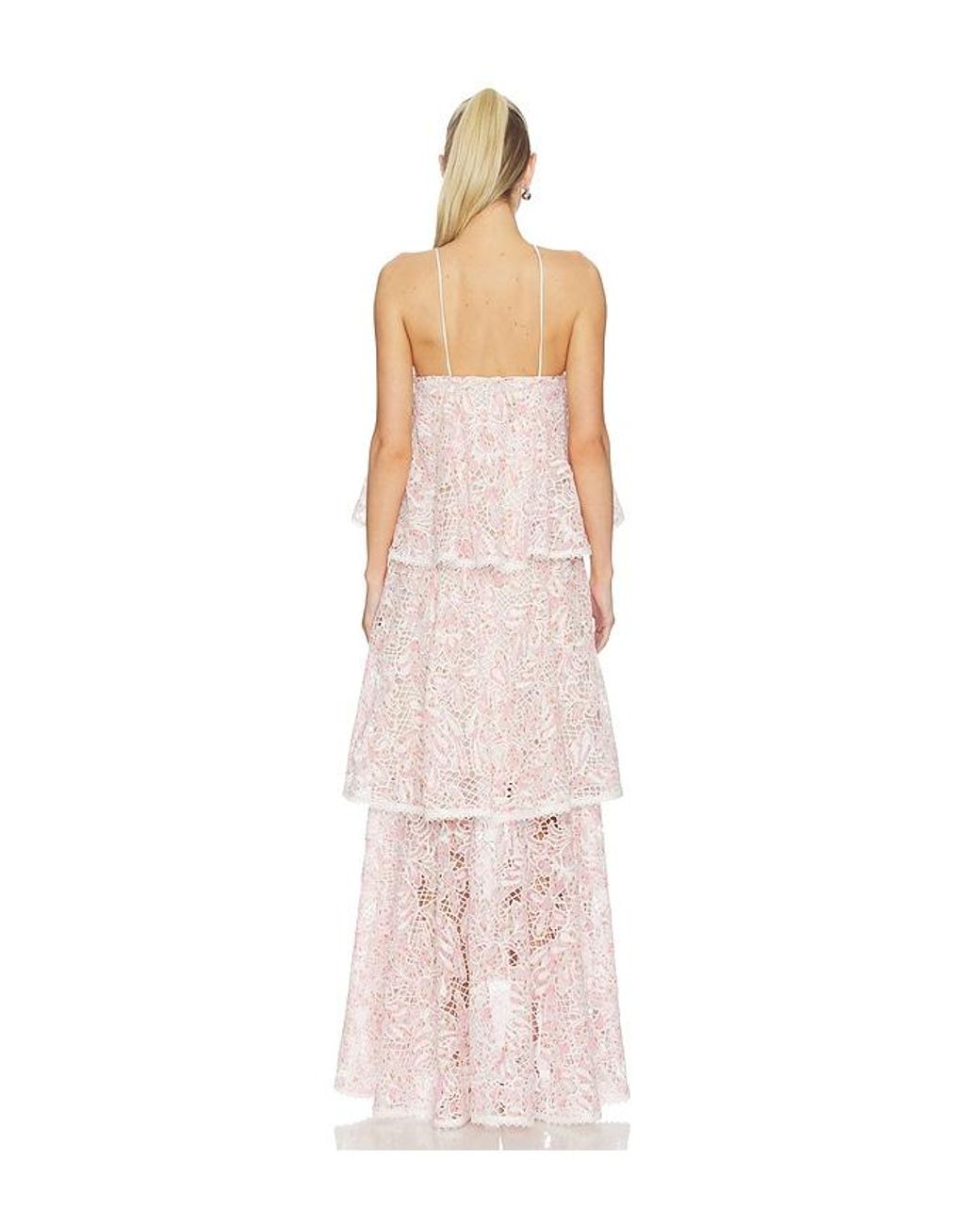 Elliatt Multicolor Valencia Tiered Gown