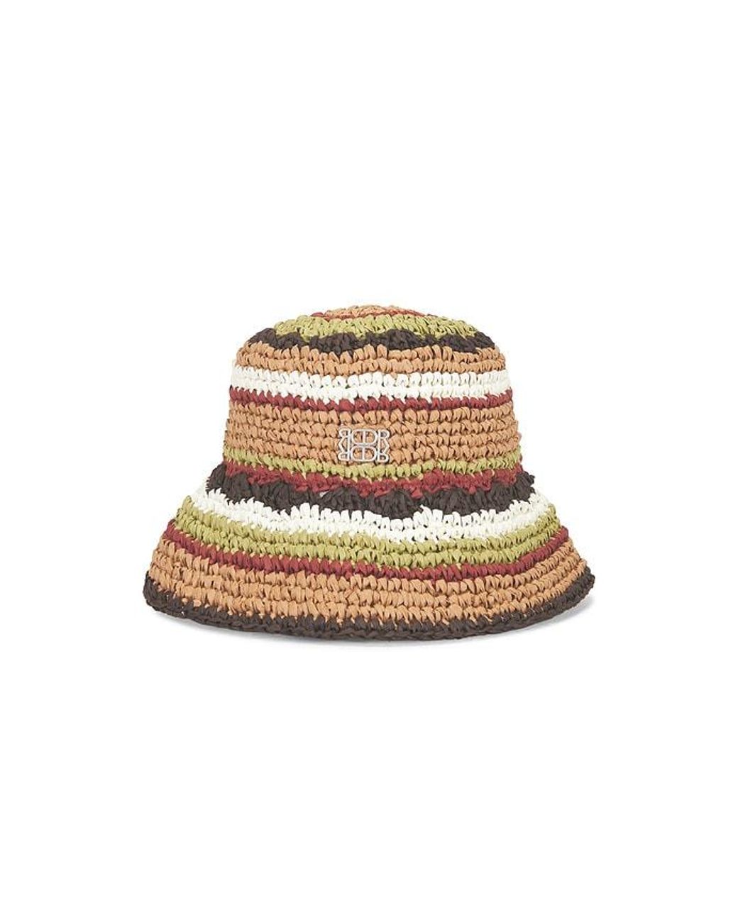 De Rococo Multicolor Crochet Bucket Hat