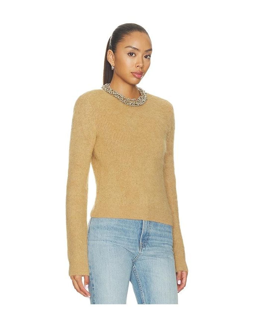 PULL JUMPER en Brown Self-Portrait en coloris Blue