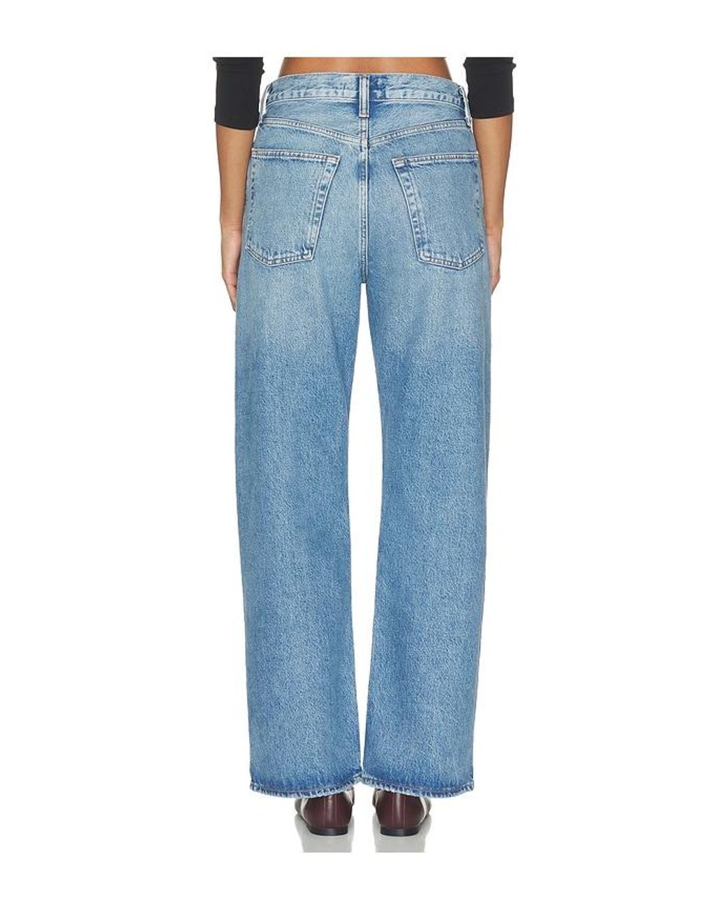 Agolde Blue Vintage Loose Petite Jean