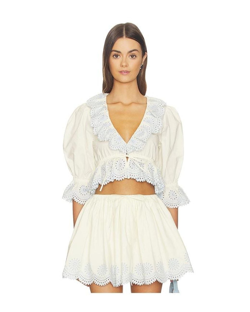 Tularosa White Anya Blouse