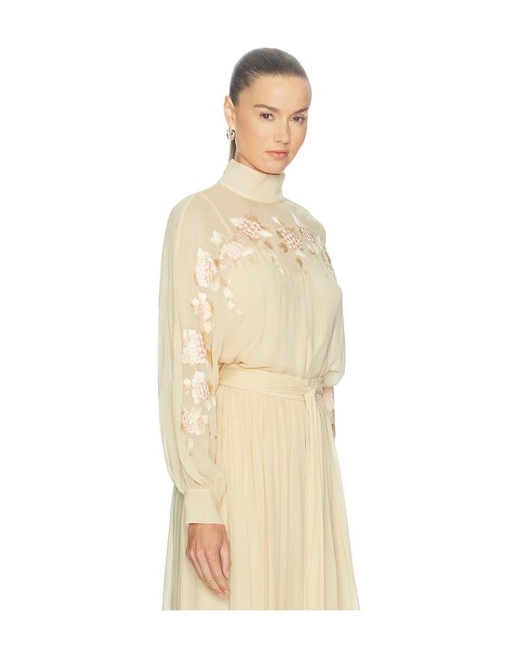 Zimmermann Natural Valiant Embroidered Blouse