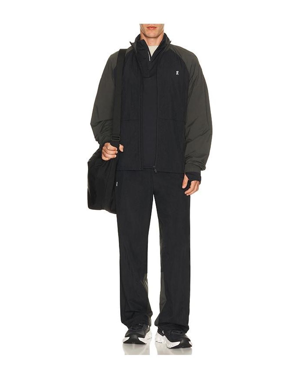 On Shoes Black All-Day Track Jacket for men
