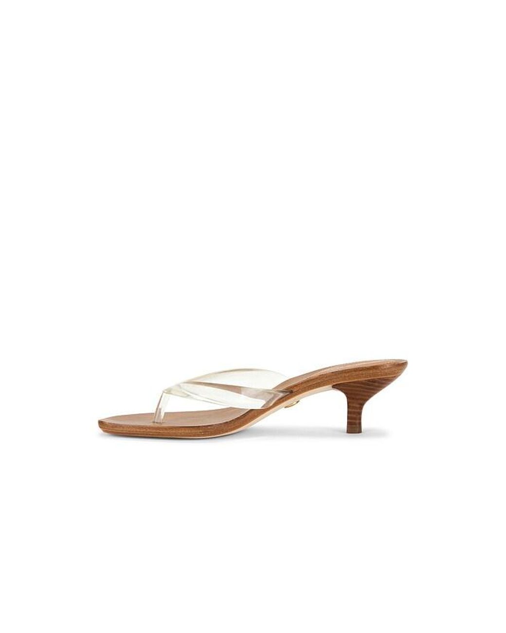 Veronica Beard White Clear 45 Jelly Sandal