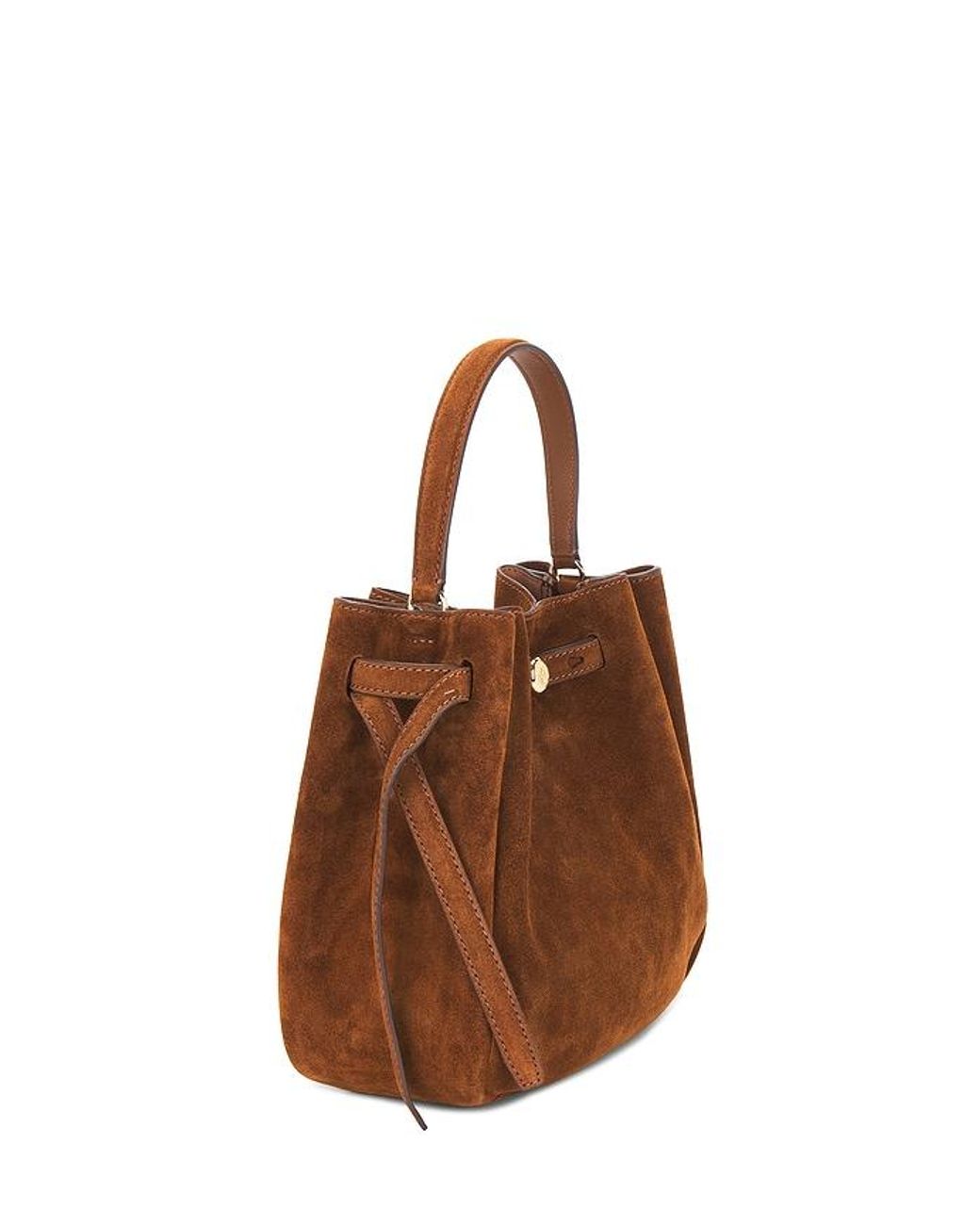 Tory Burch Brown Romy Bucket Bag