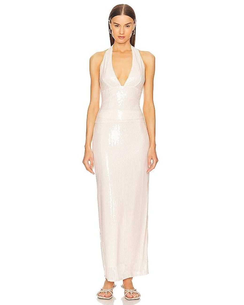 LPA White Paradisa Skirt