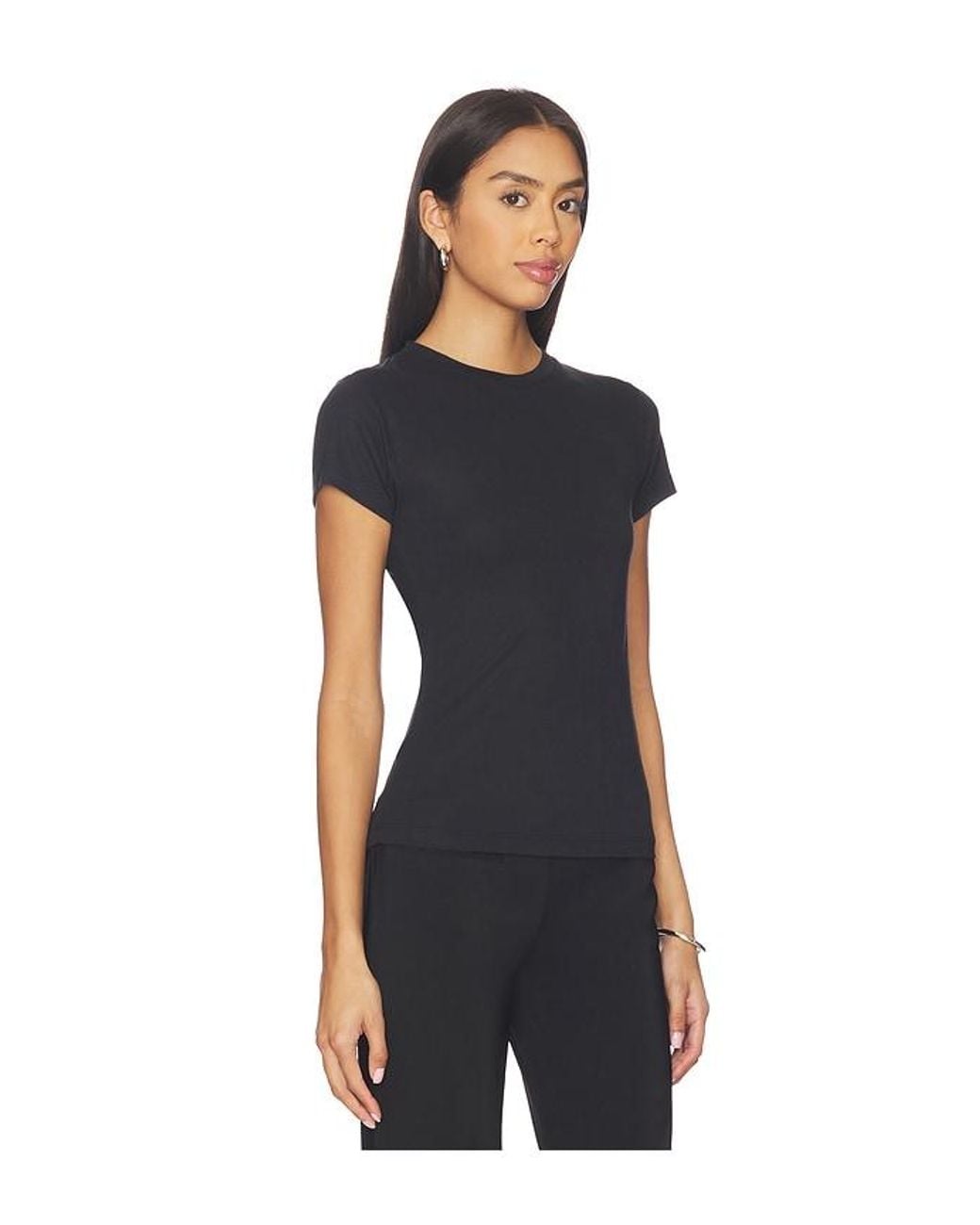 AYA MUSE Black Baby Tee