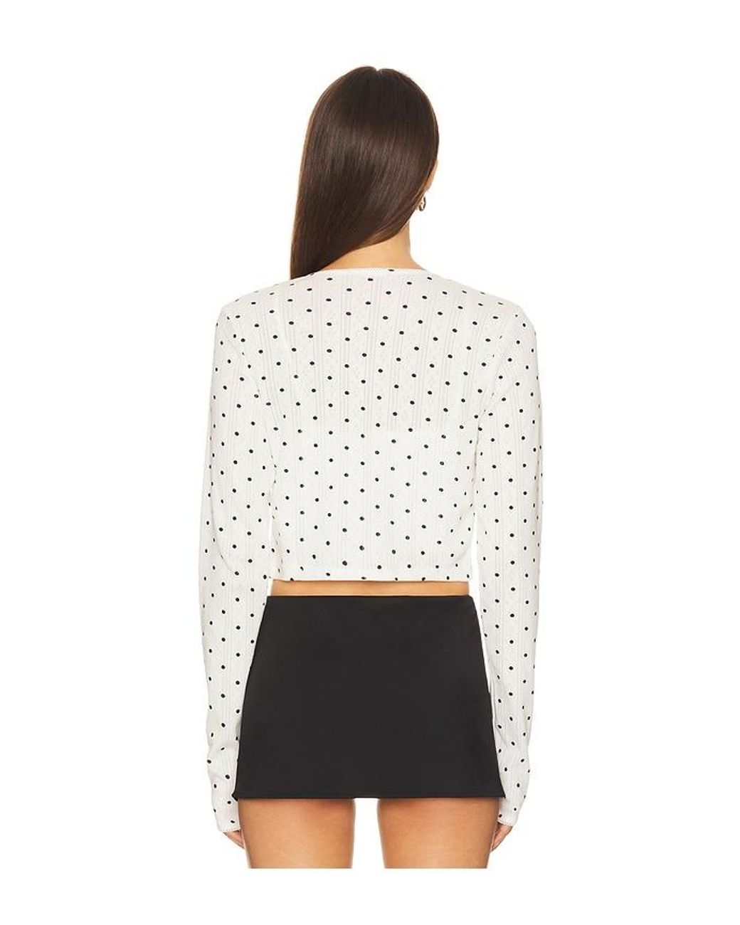 CUUP White Pointelle Cardigan