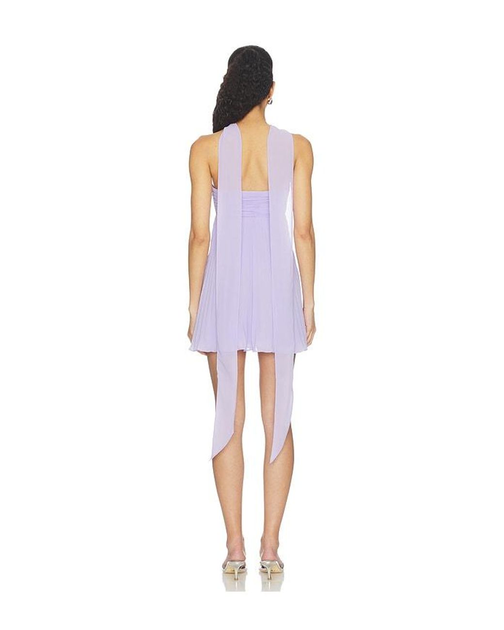 SER.O.YA Blue Lily Mini Dress