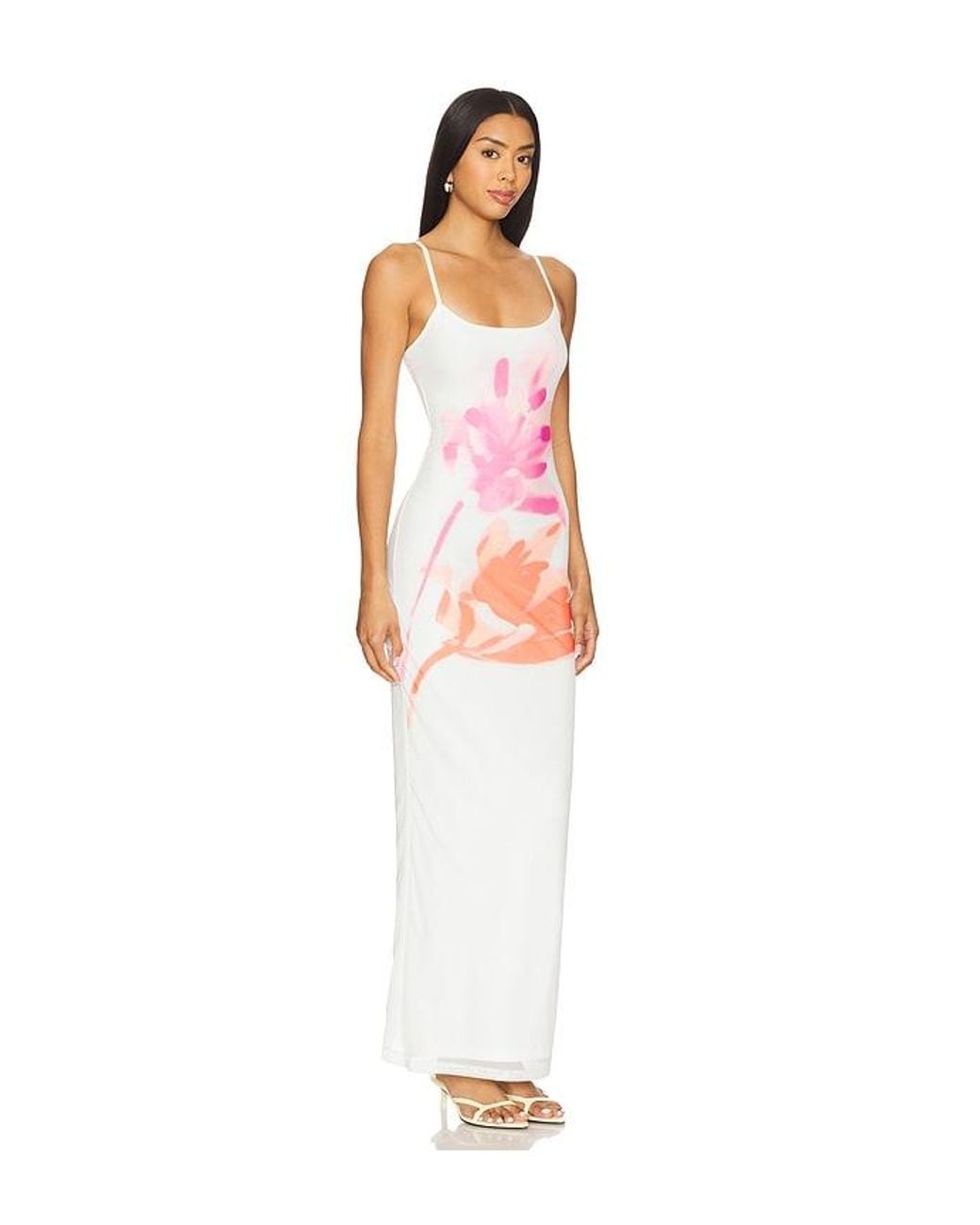 superdown White Jobelle Maxi Dress