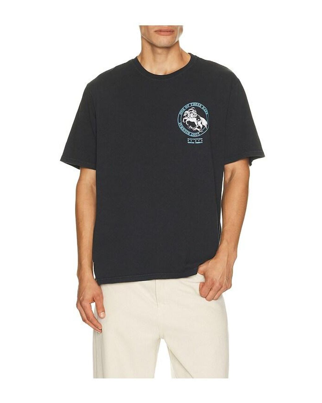 One Of These Days Black Milling Co Tee Shirt for men