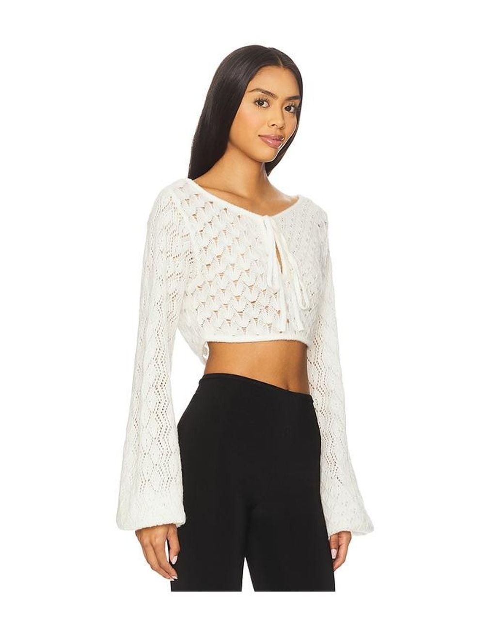 GUIZIO White Annabella Top