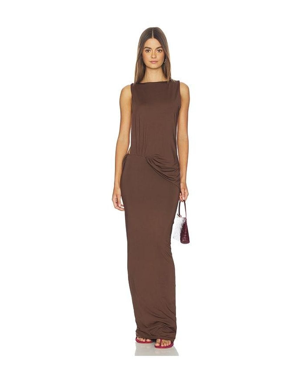 ROBE DALLYN en Brown superdown