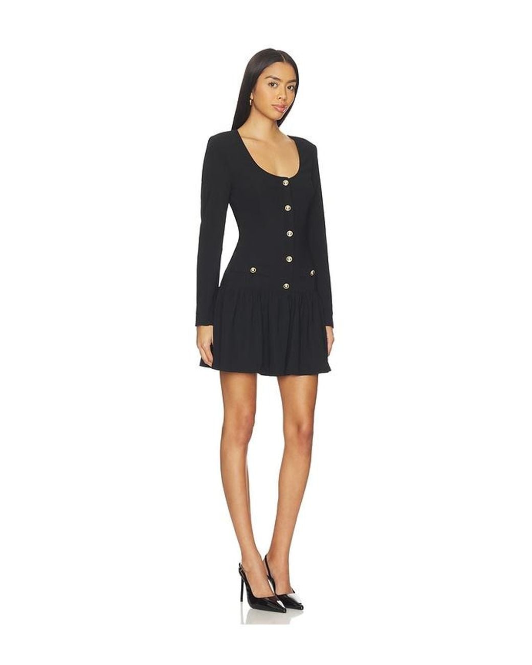Amanda Uprichard Black Fallon Dress